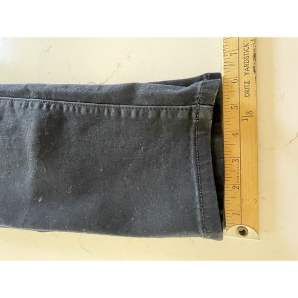 Between US Womens Straight Leg Jeans Size 24 Black Stretch High Rise Zip Casual - Picture 15 of 15